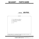 Sharp AR-PX5 (serv.man3) Parts Guide