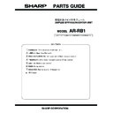 Sharp AR-RB1 (serv.man4) Parts Guide