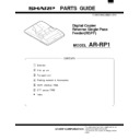 Sharp AR-RP1 (serv.man3) Parts Guide