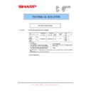 Sharp AR-RP6 (serv.man13) Technical Bulletin