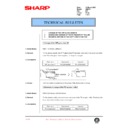 Sharp AR-SP2 (serv.man23) Technical Bulletin