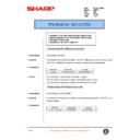 Sharp AR-SP3 (serv.man8) Technical Bulletin