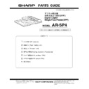 Sharp AR-SP4 (serv.man6) Parts Guide