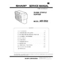 Sharp AR-SS2 Service Manual