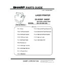 Sharp DX-B350P, DX-B450P, DX-CSX1, DX-CSX2, TEX1, DX-UX1, DX-UX3 Parts Guide