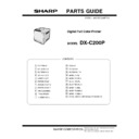 Sharp DX-C200P (serv.man2) Parts Guide