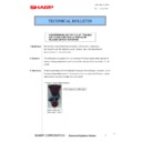 Sharp DX-C310, DX-C311, DX-C400, DX-C401 (serv.man40) Technical Bulletin