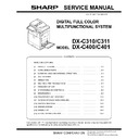 Sharp DX-C310, DX-C311, DX-C400, DX-C401 (serv.man5) Service Manual