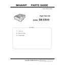 dx-cs10 (serv.man2) parts guide