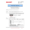 Sharp MX-2300N, MX-2700N, MX-2300G, MX-2700G, MX-2300FG, MX-2700FG (serv.man101) Technical Bulletin
