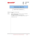 Sharp MX-2300N, MX-2700N, MX-2300G, MX-2700G, MX-2300FG, MX-2700FG (serv.man104) Technical Bulletin