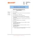 Sharp MX-2300N, MX-2700N, MX-2300G, MX-2700G, MX-2300FG, MX-2700FG (serv.man110) Technical Bulletin
