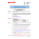 Sharp MX-2300N, MX-2700N, MX-2300G, MX-2700G, MX-2300FG, MX-2700FG (serv.man123) Technical Bulletin