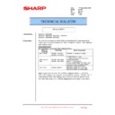 Sharp MX-2300N, MX-2700N, MX-2300G, MX-2700G, MX-2300FG, MX-2700FG (serv.man132) Technical Bulletin