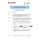 Sharp MX-2300N, MX-2700N, MX-2300G, MX-2700G, MX-2300FG, MX-2700FG (serv.man148) Technical Bulletin