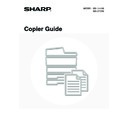 Sharp MX-2300N, MX-2700N, MX-2300G, MX-2700G, MX-2300FG, MX-2700FG (serv.man23) User Guide / Operation Manual
