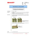 Sharp MX-2300N, MX-2700N, MX-2300G, MX-2700G, MX-2300FG, MX-2700FG (serv.man88) Technical Bulletin