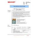 Sharp MX-2300N, MX-2700N, MX-2300G, MX-2700G, MX-2300FG, MX-2700FG (serv.man95) Technical Bulletin