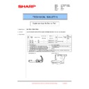 Sharp MX-2300N, MX-2700N, MX-2300G, MX-2700G, MX-2300FG, MX-2700FG (serv.man97) Technical Bulletin