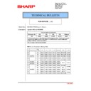 Sharp MX-2310U, MX-3111U (serv.man151) Technical Bulletin