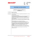 Sharp MX-2310U, MX-3111U (serv.man157) Technical Bulletin