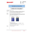 Sharp MX-2310U, MX-3111U (serv.man170) Technical Bulletin