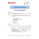 Sharp MX-2310U, MX-3111U (serv.man185) Technical Bulletin
