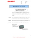 Sharp MX-2310U, MX-3111U (serv.man94) Technical Bulletin