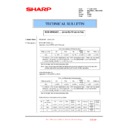 Sharp MX-2600N, MX-3100N, MX-2600G, MX-3100G (serv.man102) Technical Bulletin