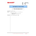 Sharp MX-2600N, MX-3100N, MX-2600G, MX-3100G (serv.man104) Technical Bulletin
