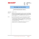 Sharp MX-2600N, MX-3100N, MX-2600G, MX-3100G (serv.man106) Technical Bulletin