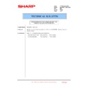 Sharp MX-2600N, MX-3100N, MX-2600G, MX-3100G (serv.man109) Technical Bulletin