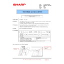 Sharp MX-2600N, MX-3100N, MX-2600G, MX-3100G (serv.man112) Technical Bulletin