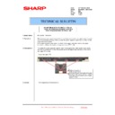 Sharp MX-2600N, MX-3100N, MX-2600G, MX-3100G (serv.man118) Technical Bulletin