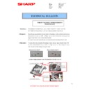 Sharp MX-2600N, MX-3100N, MX-2600G, MX-3100G (serv.man31) Technical Bulletin