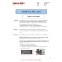 Sharp MX-2600N, MX-3100N, MX-2600G, MX-3100G (serv.man36) Technical Bulletin