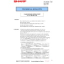 Sharp MX-2600N, MX-3100N, MX-2600G, MX-3100G (serv.man44) Technical Bulletin