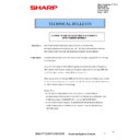 Sharp MX-2600N, MX-3100N, MX-2600G, MX-3100G (serv.man46) Technical Bulletin