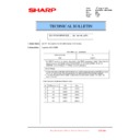 Sharp MX-2600N, MX-3100N, MX-2600G, MX-3100G (serv.man52) Technical Bulletin