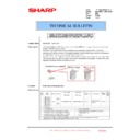 Sharp MX-2600N, MX-3100N, MX-2600G, MX-3100G (serv.man60) Technical Bulletin
