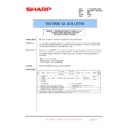Sharp MX-2600N, MX-3100N, MX-2600G, MX-3100G (serv.man80) Technical Bulletin