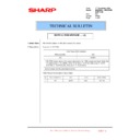 Sharp MX-2600N, MX-3100N, MX-2600G, MX-3100G (serv.man81) Technical Bulletin