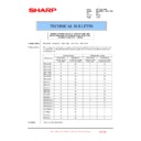 Sharp MX-2600N, MX-3100N, MX-2600G, MX-3100G (serv.man92) Technical Bulletin