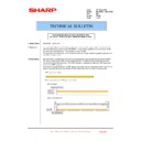 Sharp MX-2600N, MX-3100N, MX-2600G, MX-3100G (serv.man98) Technical Bulletin