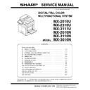 Sharp MX-2610N, MX-3110N, MX-3610N (serv.man13) Service Manual