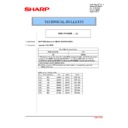Sharp MX-2610N, MX-3110N, MX-3610N (serv.man149) Technical Bulletin