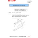 Sharp MX-2610N, MX-3110N, MX-3610N (serv.man151) Technical Bulletin