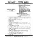 Sharp MX-2610N, MX-3110N, MX-3610N (serv.man17) Parts Guide