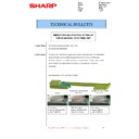 Sharp MX-3050N, MX-3060N, MX-3070N, MX-3550N, MX-3560N, MX-3570N, MX-4050N, MX-4060N, MX-4070N (serv.man202) Technical Bulletin