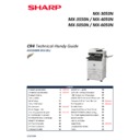 Sharp MX-3050N, MX-3060N, MX-3070N, MX-3550N, MX-3560N, MX-3570N, MX-4050N, MX-4060N, MX-4070N Handy Guide